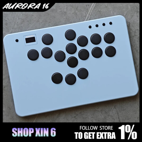 AURORA16 Hitbox Gaming Keyboard Arcade Fighting Game Gateron Low Switch Mechanical Keyboard Pc Game Accessories Gamer Man Gifts