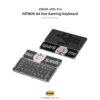 DOIO KBGM-H06 PRO HITBOX Aluminum Alloy Portable A4 Gaming Keypad Arcade Joystick PS4 PS5 Switch Steam SF KOF Tekken PC Custom - Image 27