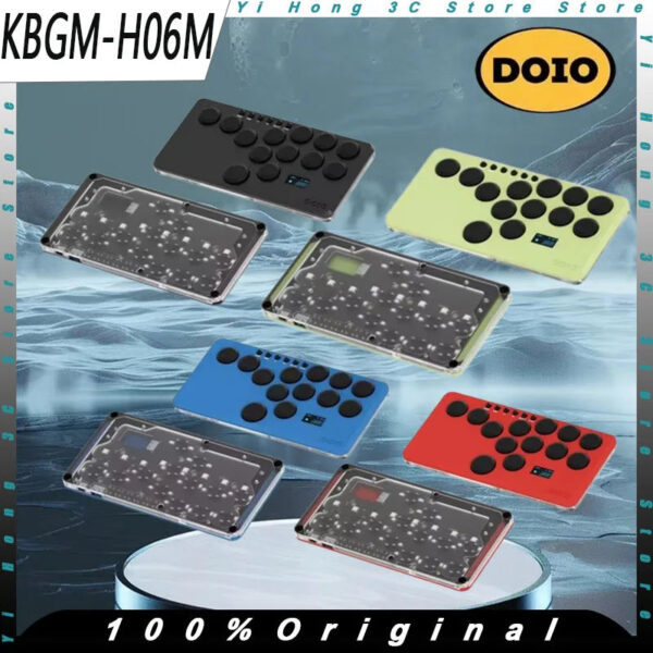 DOIO KBGM-H06M HITBOX Game Keyboard Wired Aluminium Alloy Gaming Keyboard Hot Swap PBT Custom Support Ps4 Ps5 Switch