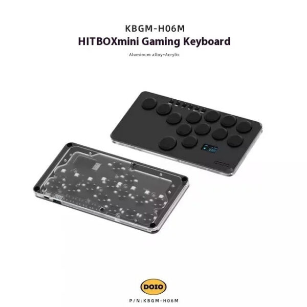 DOIO KBGM-H06M HITBOX Game Keyboard Wired Aluminium Alloy Gaming Keyboard Hot Swap PBT Custom Support Ps4 Ps5 Switch - Image 11