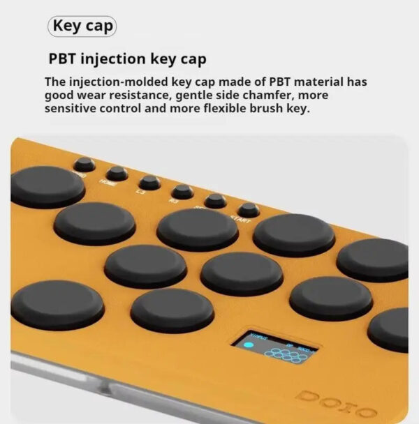 DOIO KBGM-H06M HITBOX Game Keyboard Wired Aluminium Alloy Gaming Keyboard Hot Swap PBT Custom Support Ps4 Ps5 Switch - Image 3