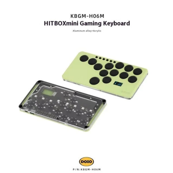 DOIO KBGM-H06M HITBOX Game Keyboard Wired Aluminium Alloy Gaming Keyboard Hot Swap PBT Custom Support Ps4 Ps5 Switch - Image 9