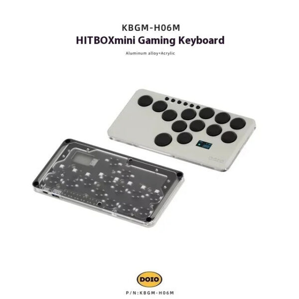 DOIO KBGM-H06M HITBOX Game Keyboard Wired Aluminium Alloy Gaming Keyboard Hot Swap PBT Custom Support Ps4 Ps5 Switch - Image 13