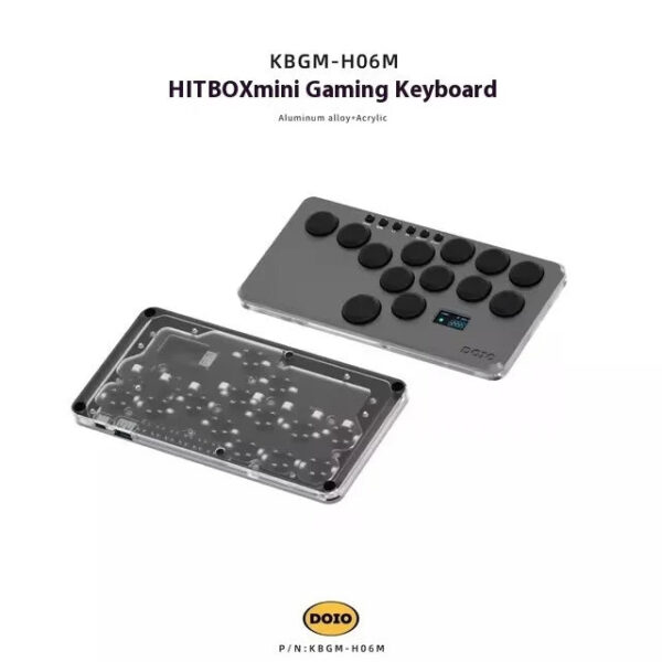 DOIO KBGM-H06M HITBOX Game Keyboard Wired Aluminium Alloy Gaming Keyboard Hot Swap PBT Custom Support Ps4 Ps5 Switch - Image 16