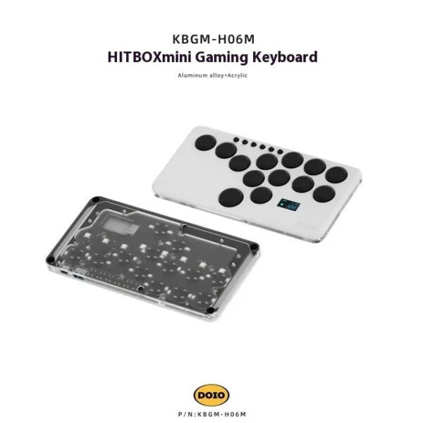 DOIO KBGM-H06M HITBOX Game Keyboard Wired Aluminium Alloy Gaming Keyboard Hot Swap PBT Custom Support Ps4 Ps5 Switch - Image 18