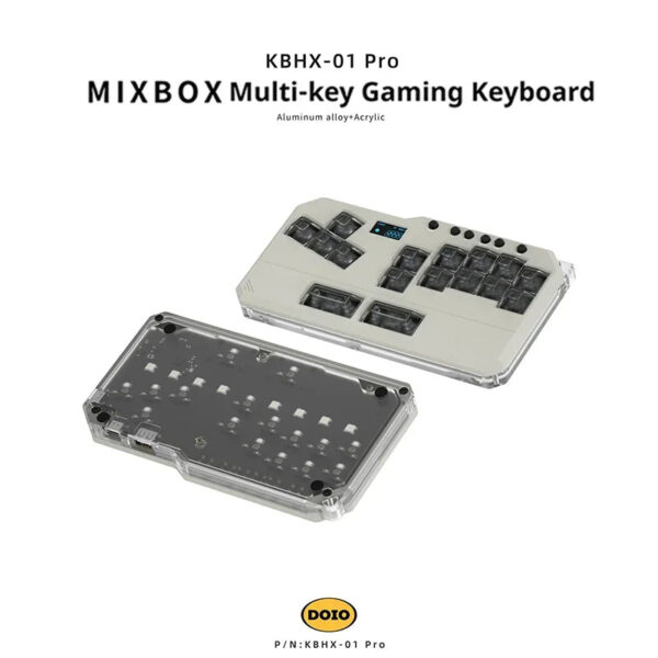 DOIO Mini Hitbox MIXBOX Aluminum Alloy Custom Game Keyboard Arcade Cabinet PS4 PS5 Switch PC KBHX-01 Pro Joystick TEKKEN SF KOF - Image 8