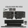 Lily58 Split Keyboard Material Custom DIY Rgb Mx Pcb Split Keyboard Kit Accessories 58Keys Optional 2 Knobs for Gamers Design - Image 9