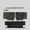 Lily58 Split Keyboard Material Custom DIY Rgb Mx Pcb Split Keyboard Kit Accessories 58Keys Optional 2 Knobs for Gamers Design - Image 3