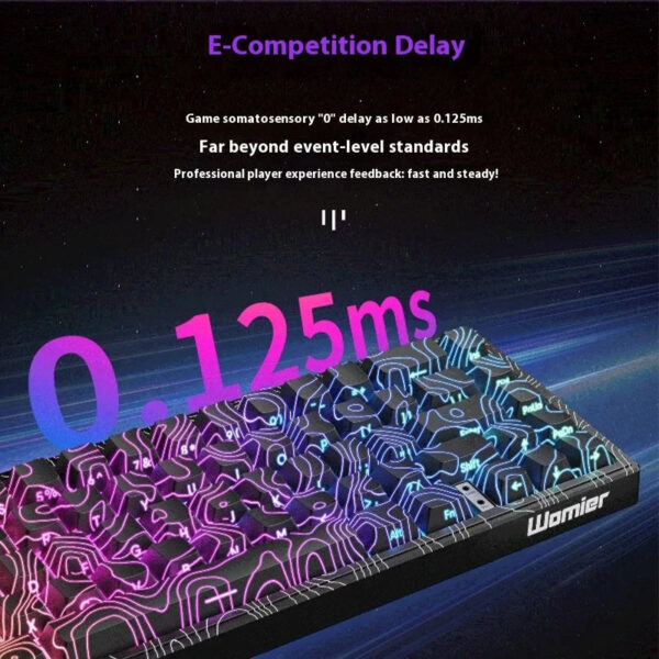 Womier M68 He Gaming Keyboard Contour Esport Driver 0.04rt Socd Wired Magnetic Swtich Keyboard Custom 0.125ms 8k Rgb Accessories - Image 5